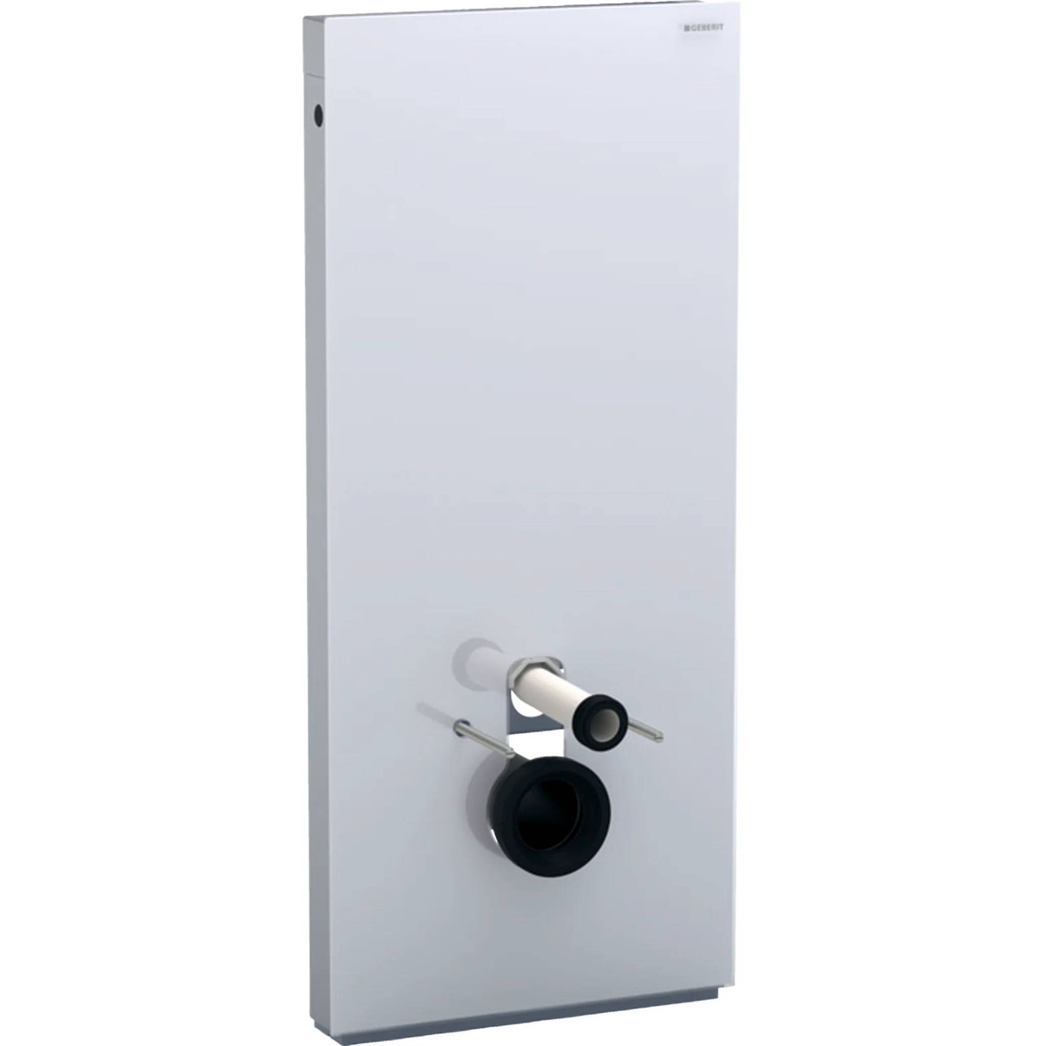 Geberit Monolith wand-WC 114 cm met w.aansl.midden glas wit-0