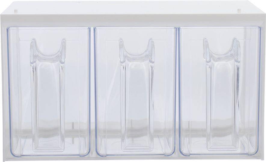 Westmark Roma Rechthoekige Dispenser 3 L Transparant/Wit 1 Stuk 73052260-0