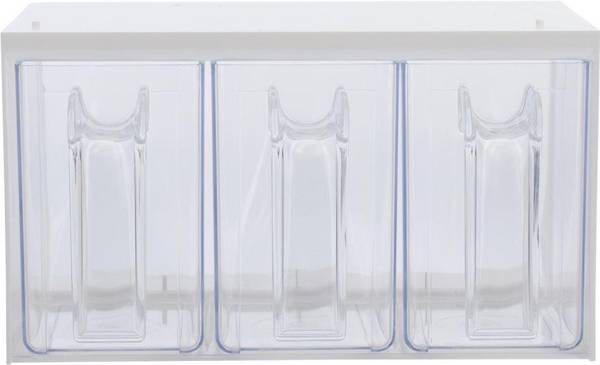 Westmark Roma Rechthoekige Dispenser 3 L Transparant/Wit 1 Stuk 73052260