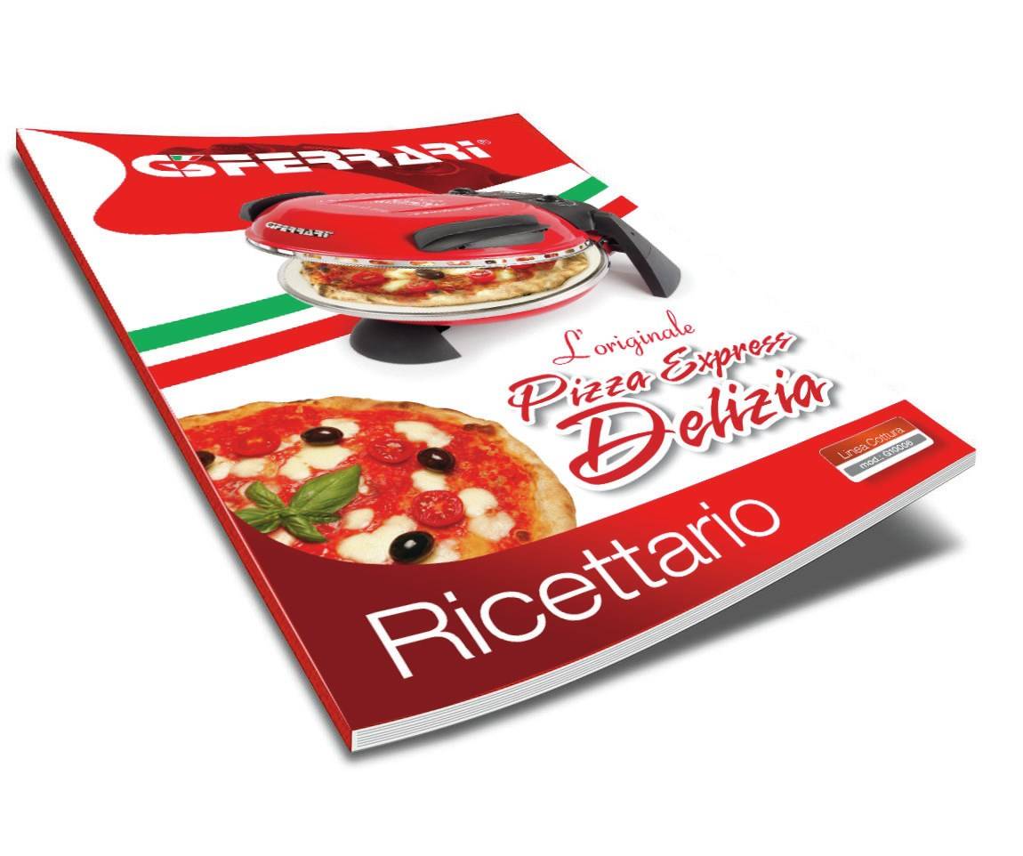 G3 Ferrari Pizza Maker 1200 W Rood 1 Pizza Delizia-1