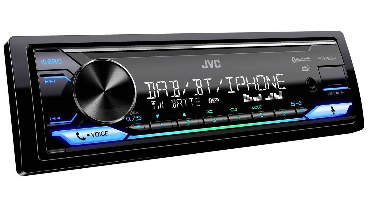 JVC KD-X482DBT Bluetooth Autoradio 200 W (KDX482DBT)-0