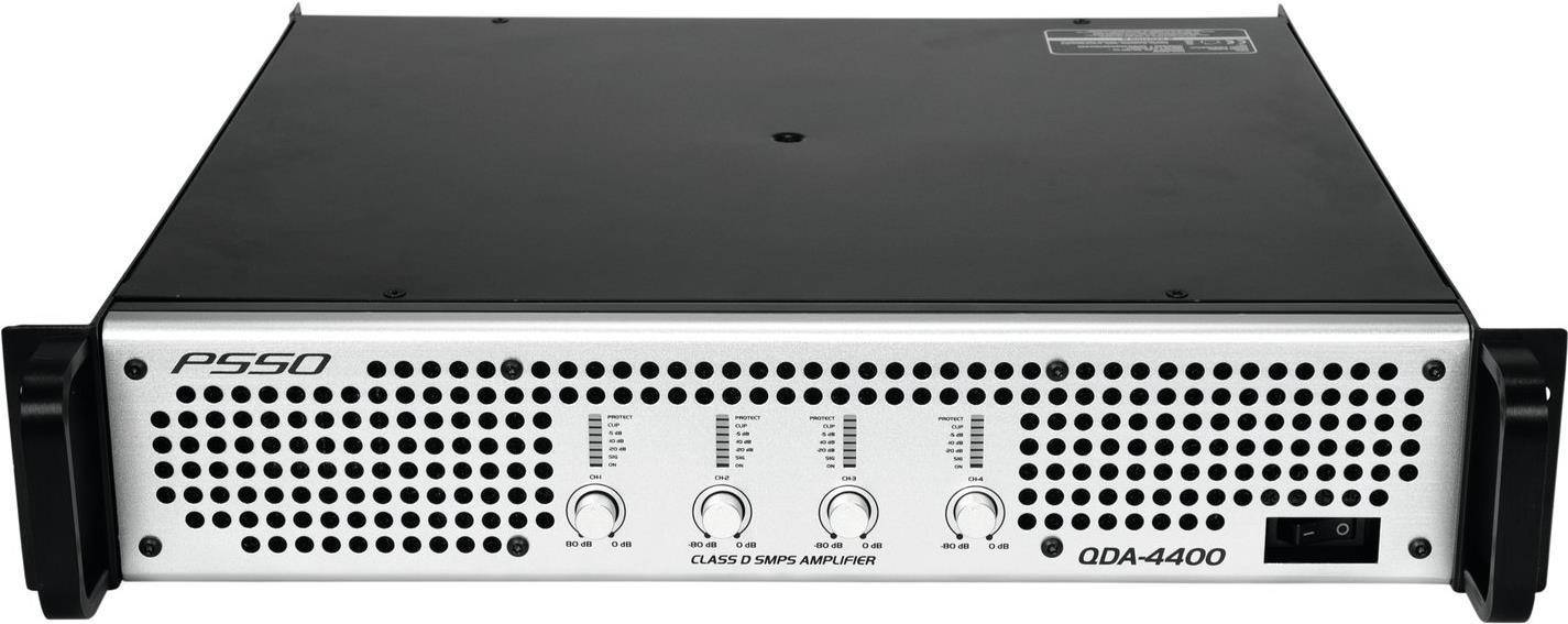 PSSO QDA-4400 4-kanaals Versterker 4 x 1100 W/4 Ohm (10451695)-0