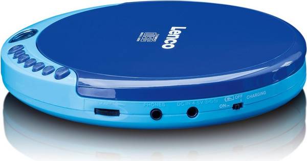 Lenco CD-011 Draagbare CD Speler - Blauw (CD-011BLAU)