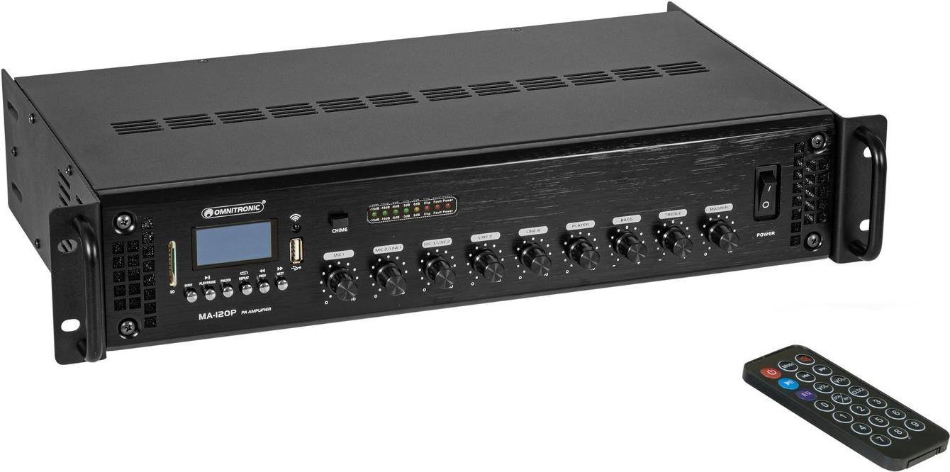 OMNITRONIC MA-120P ELA Mengversterker (80709622)-0