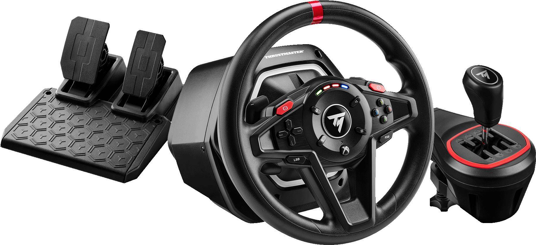 Thrustmaster T128 Shifter Pack - Stuurwiel + Pedalen - PC - Xbox - Bedraad - 900° (4460267)-0