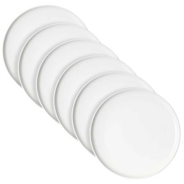 Ritzenhoff & Breker Skagen Witte Borden Set, 21,5 cm, 6-Delig (317343) 6-piece