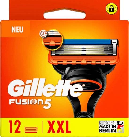 Gillette Fusion5 Scheermesjes, 12 Stuks voor Mannen-0