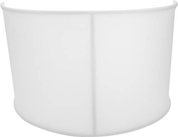 OMNITRONIC Mobiele DJ Scherm Gebogen met Witte Cover