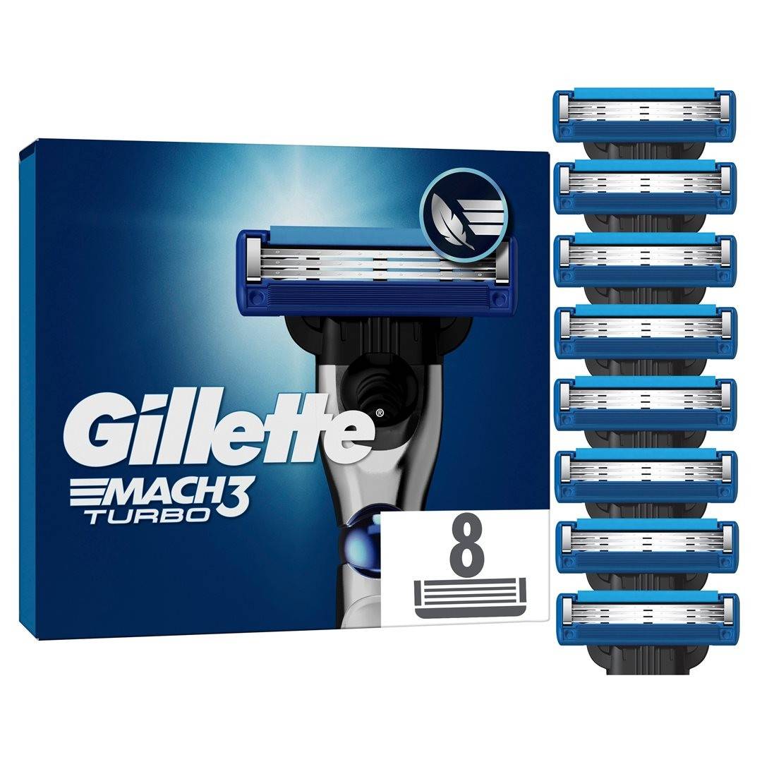 Gillette MACH3 TURBO Scheermesjes - 8 stuks.-2