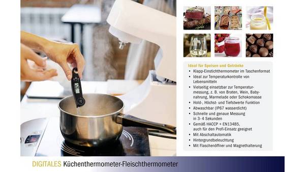 TFA-Dostmann Voedselthermometer - Vouwbaar - 30.1061.01