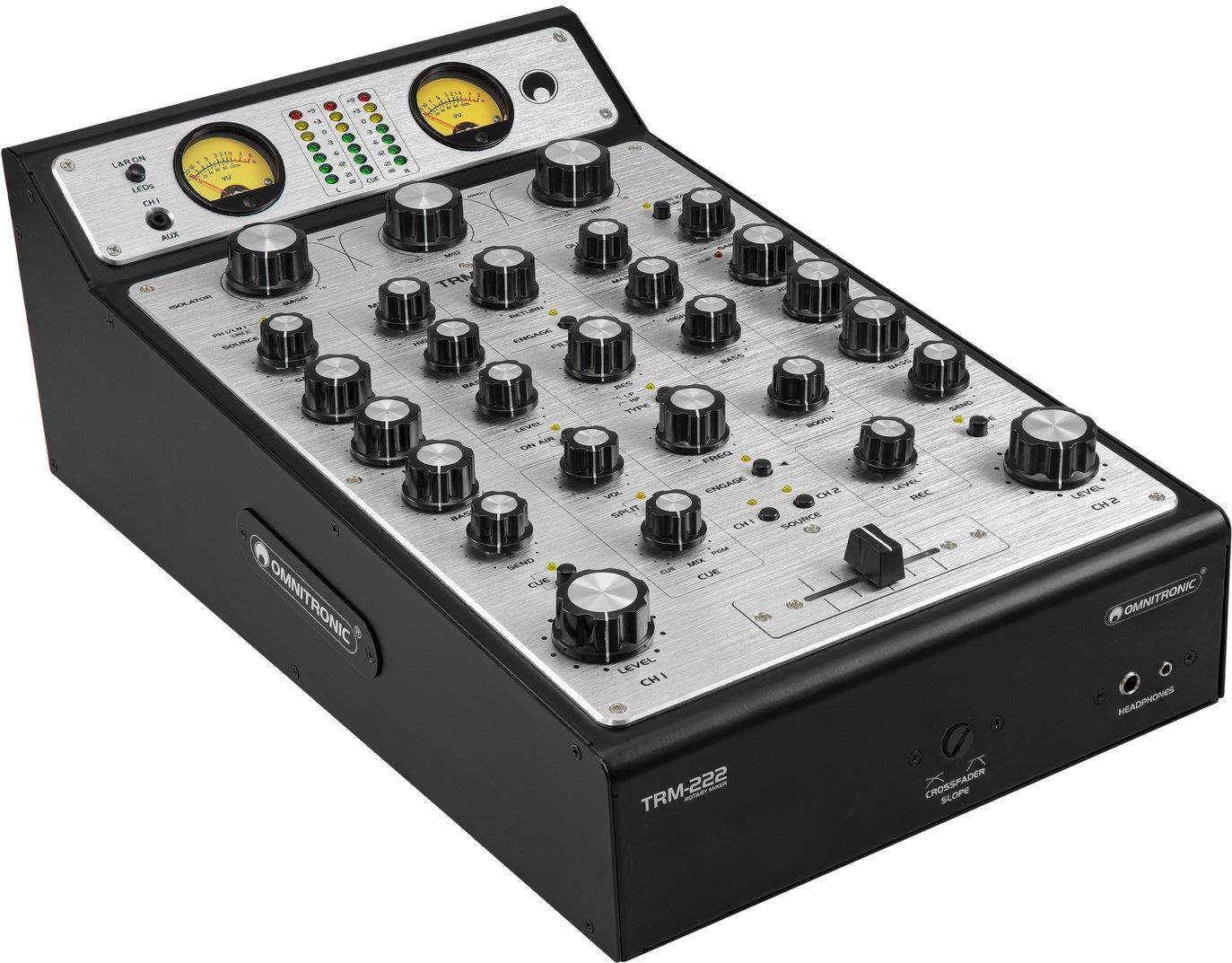 OMNITRONIC TRM-222 - 2-Kanaals Rotary Mixer - Professioneel Gebruik - 10355932 2-Kanal-0