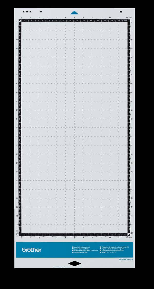 Brother Snijmat CADXMATLOW24, Licht Plakkerig, 305 x 610 mm voor 0,1 - 0,3 mm Materiaal