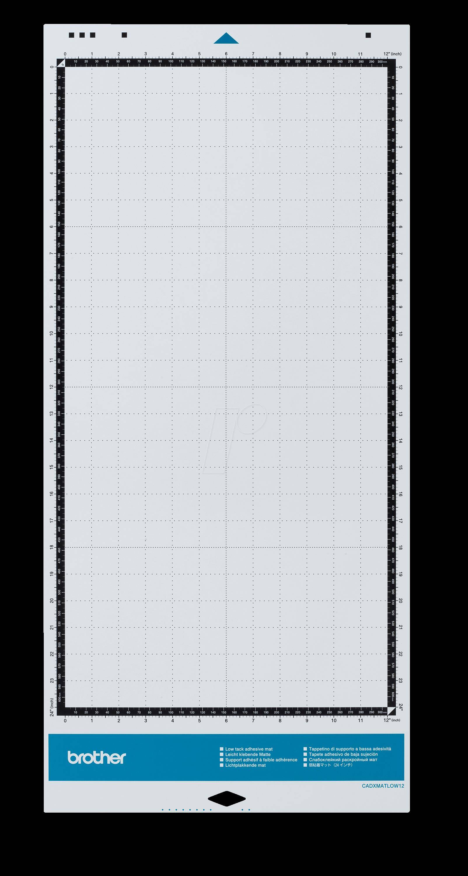 Brother Snijmat CADXMATLOW24, Licht Plakkerig, 305 x 610 mm voor 0,1 - 0,3 mm Materiaal-0