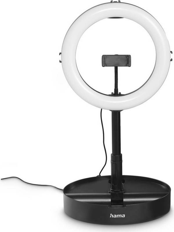 Hama LED RGB Ringlamp SpotLight FoldUp RGB 102, Smartphone Set, Vouwbaar