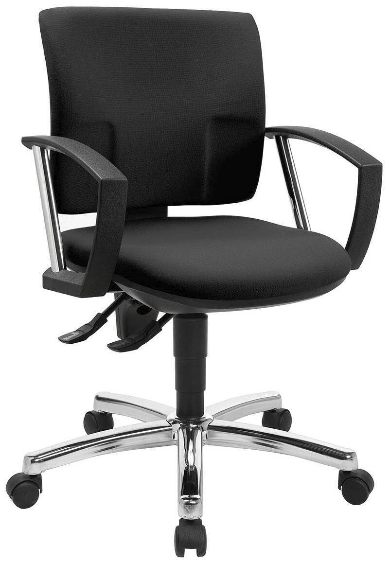 TOPSTAR Bureaustoel Pro 30 - Stof Zwart - Chroom Frame - PU39AG20-0