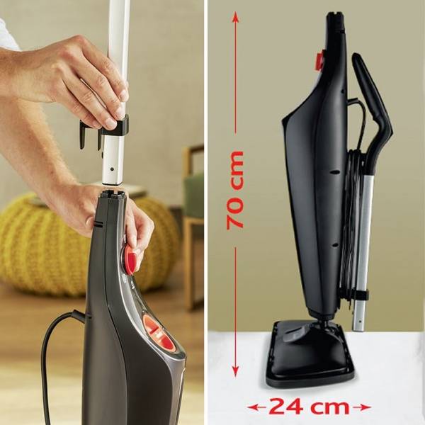 Vileda Steam XXL Plus Draagbare Stoomreiniger 0.4 L 1550 W Zwart