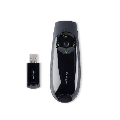 Kensington Presenter Expert Groene Laser Presentatie Afstandsbediening RF Zwart K72426EU-2