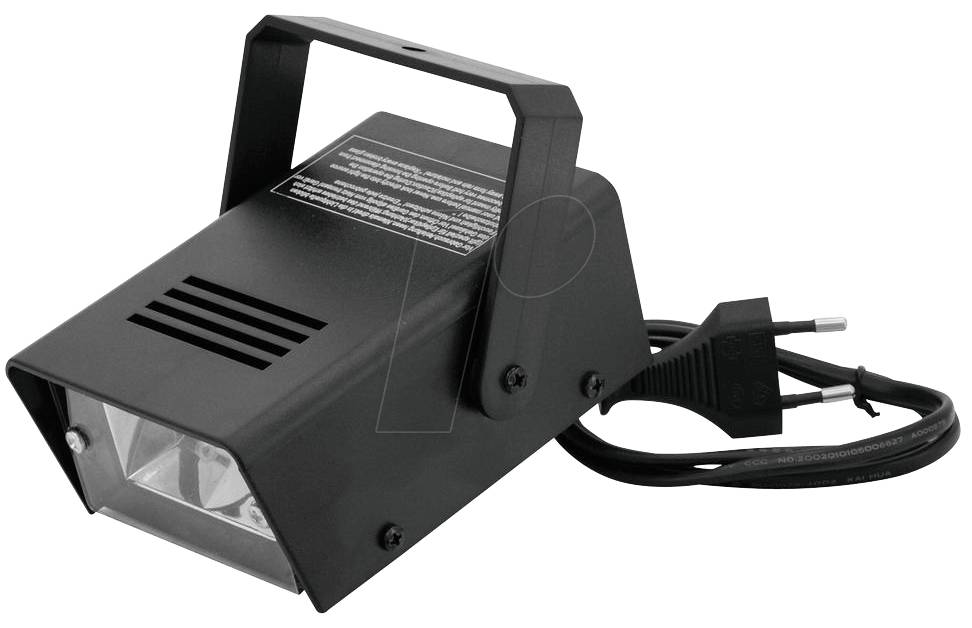 EUROLITE Lichteffect Stroboscoop 20W, Instelbare Flitsfrequentie (5220060P)-0