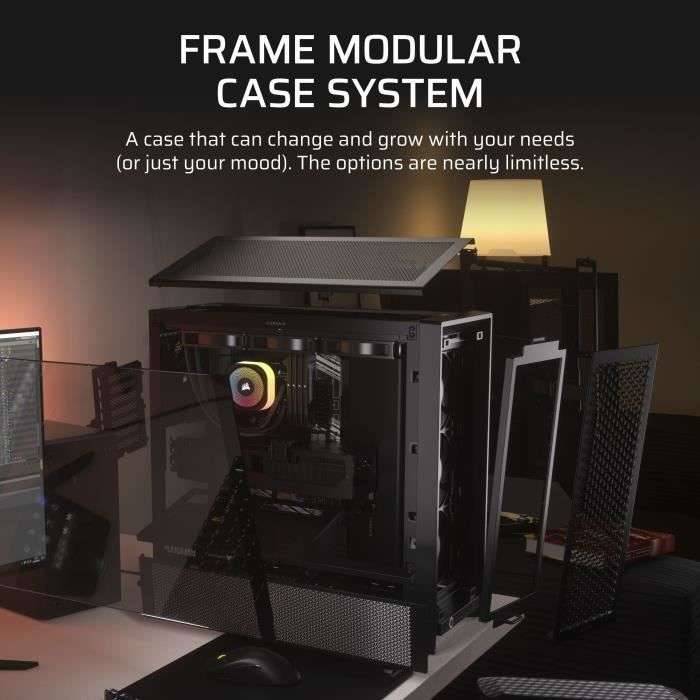 PC-behuizing - CORSAIR - FRAME 4000D RS - Mid-Tower - Zwart - CC-9011312-WW-2