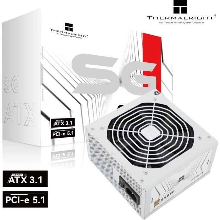 Modulaire PC-voeding - THERMALRIGHT SG850-W - 80+ Goud - Wit-0