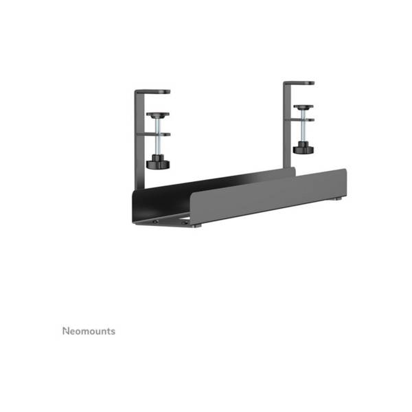 Neomounts ADS07-121BL, Kabelgoot voor tafel, Breedte 60 cm, Max. 5 kg, Klembevestiging, Universeel, -Zwart, Kabelgoot vo