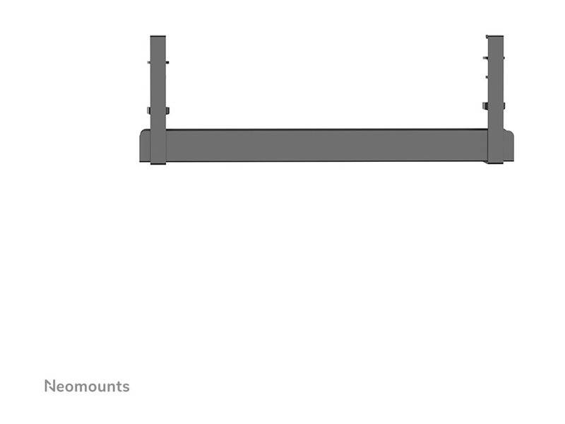 Neomounts ADS07-121BL, Kabelgoot voor tafel, Breedte 60 cm, Max. 5 kg, Klembevestiging, Universeel, -Zwart, Kabelgoot vo-1