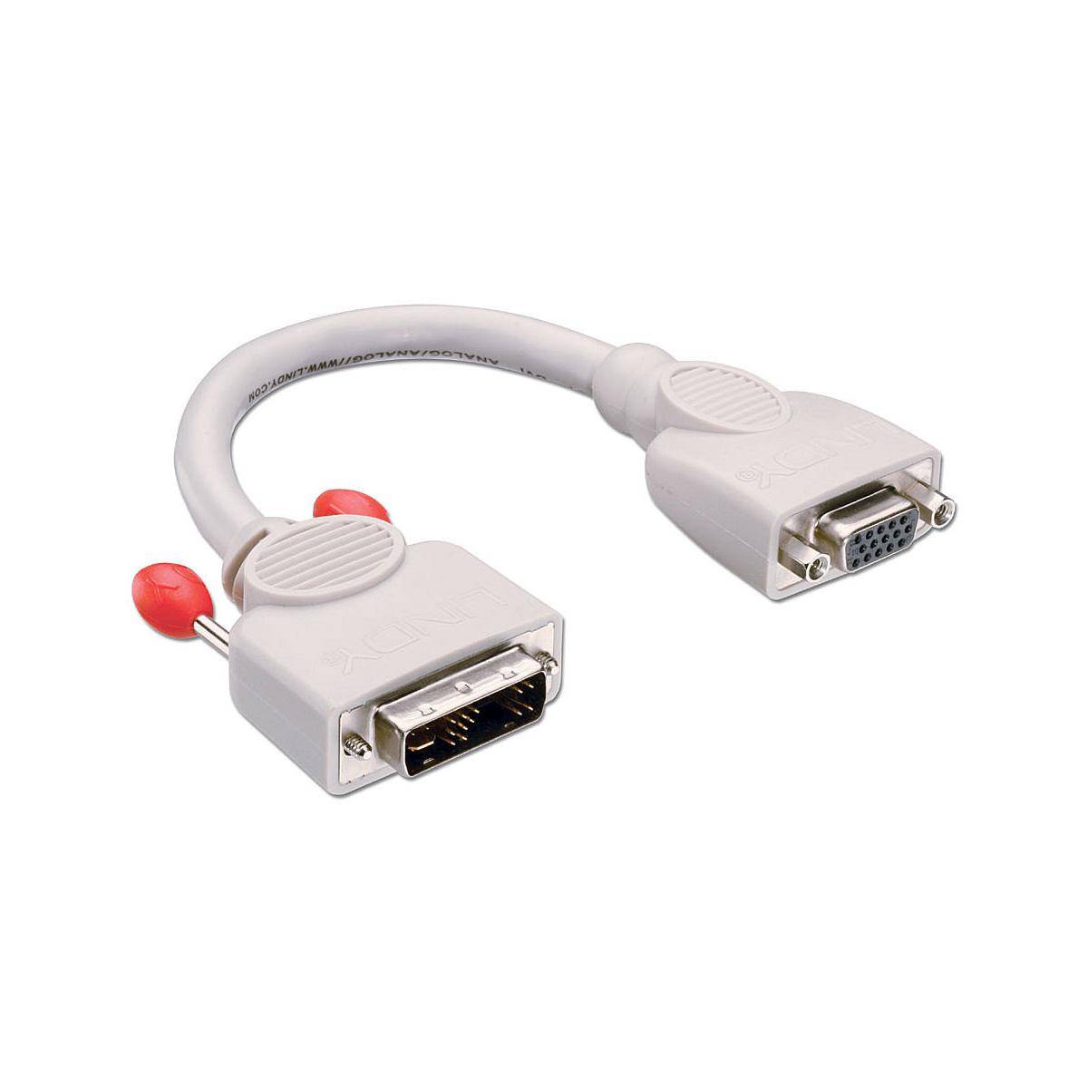 LINDY DVI-I/A naar VGA adapterkabel 0,2m-2