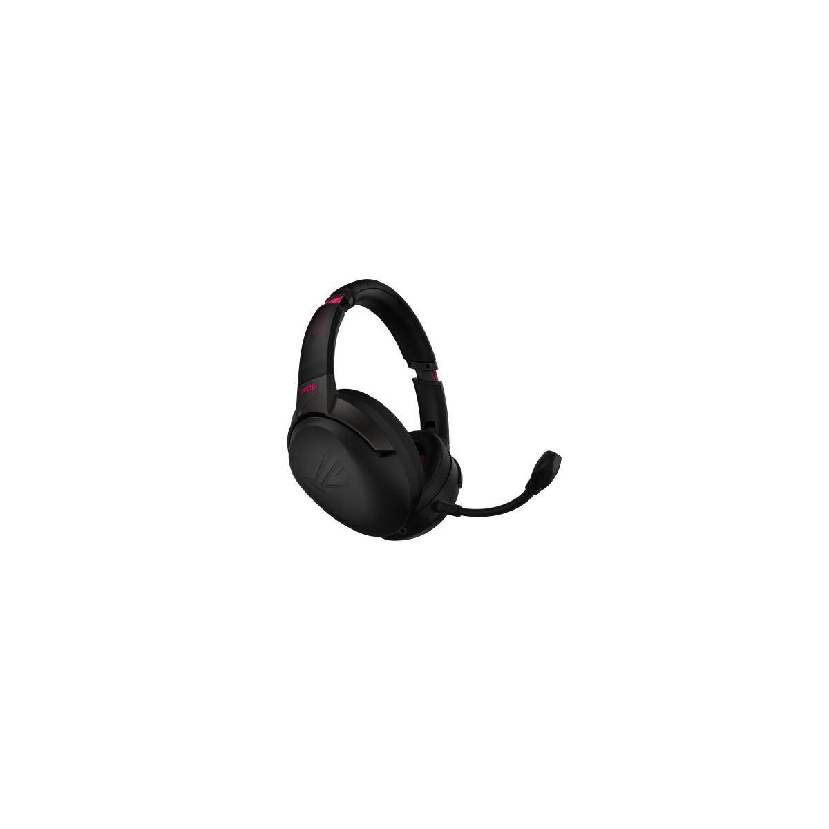 Asus ROG STRIX GO 2.4 Electro Punk Over Ear headset Bluetooth, Kabel Stereo Zwart, Roze Ruisonderdrukking (microfoon), N-7