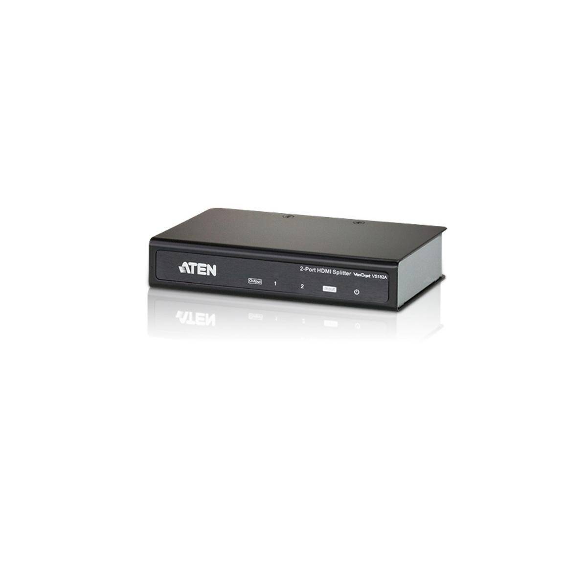 ATEN VS182A-AT-G 2-poorts HDMI-splitter 3840 x 2160 pixels zwart-2