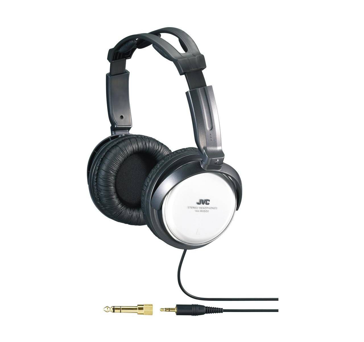 JVC HA-RX500-E Bedrade Hoofdtelefoon Hoofdband Zwart/Wit-5