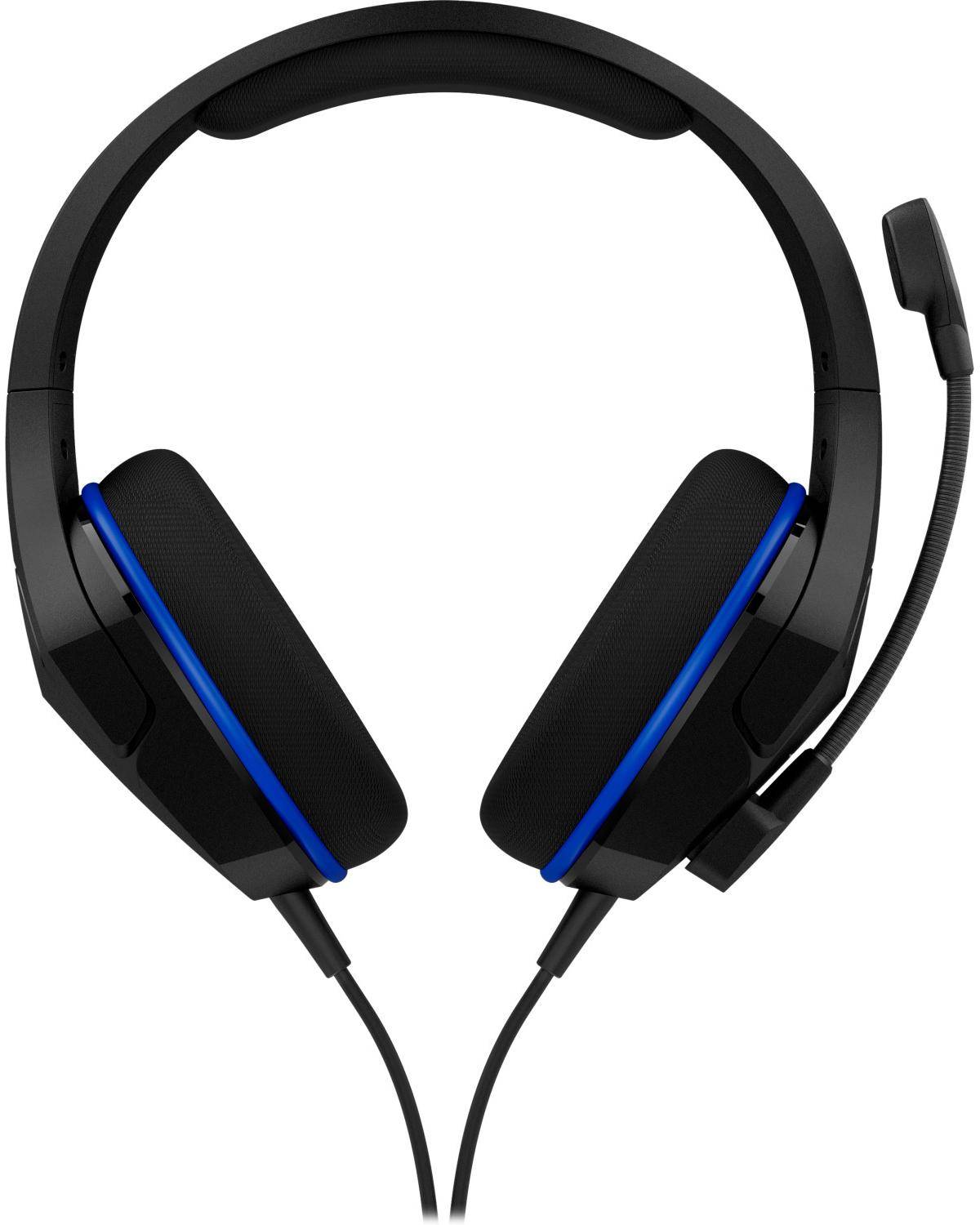 HP Inc. Cloud Stinger Core PS4 Headset Over Ear headset Kabel Zwart/blauw Volumeregeling, Microfoon uitschakelbaar (mute-6
