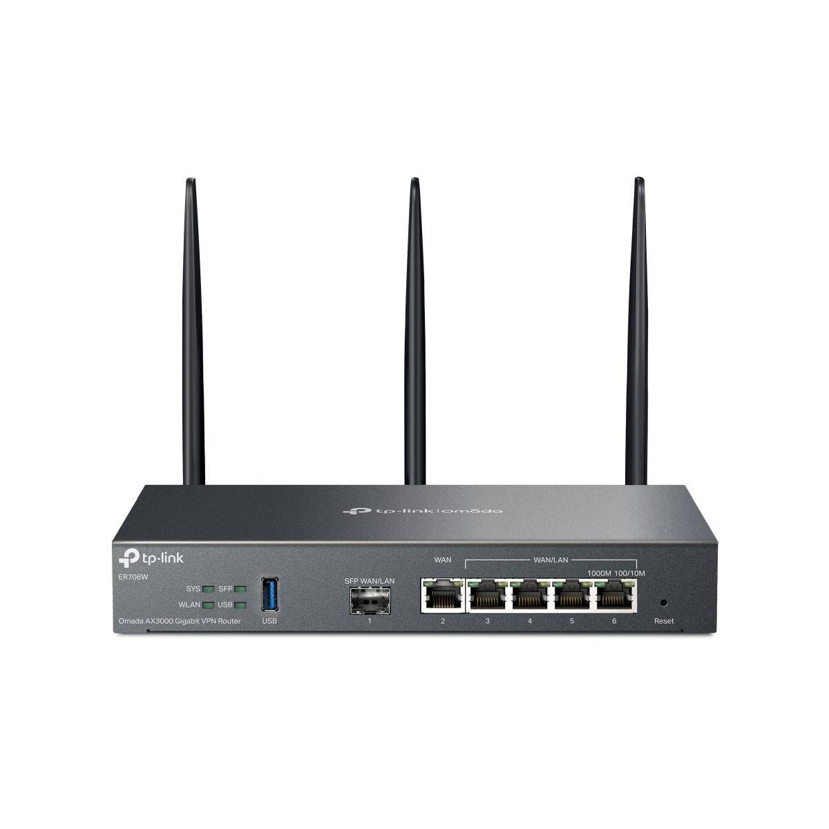 TPL TP-Link Omada ER706W draadloze router Gigabit Ethernet Dual-band (2.4 GHz / 5 GHz) Zwart-4