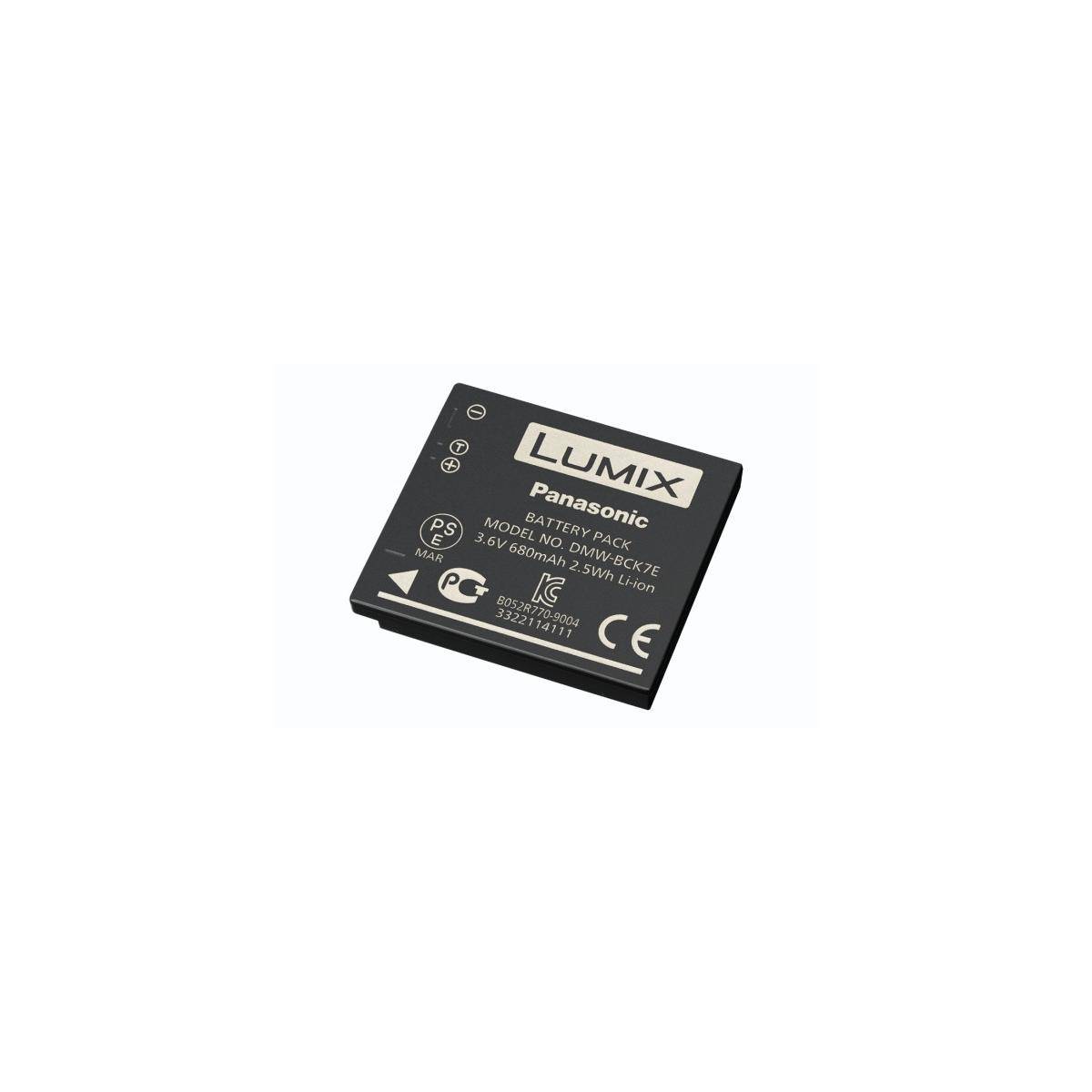 Camera-accu Panasonic DMW-BCK7E, NCAYN101H 3.6 V 680 mAh DMW-BCK7E-3