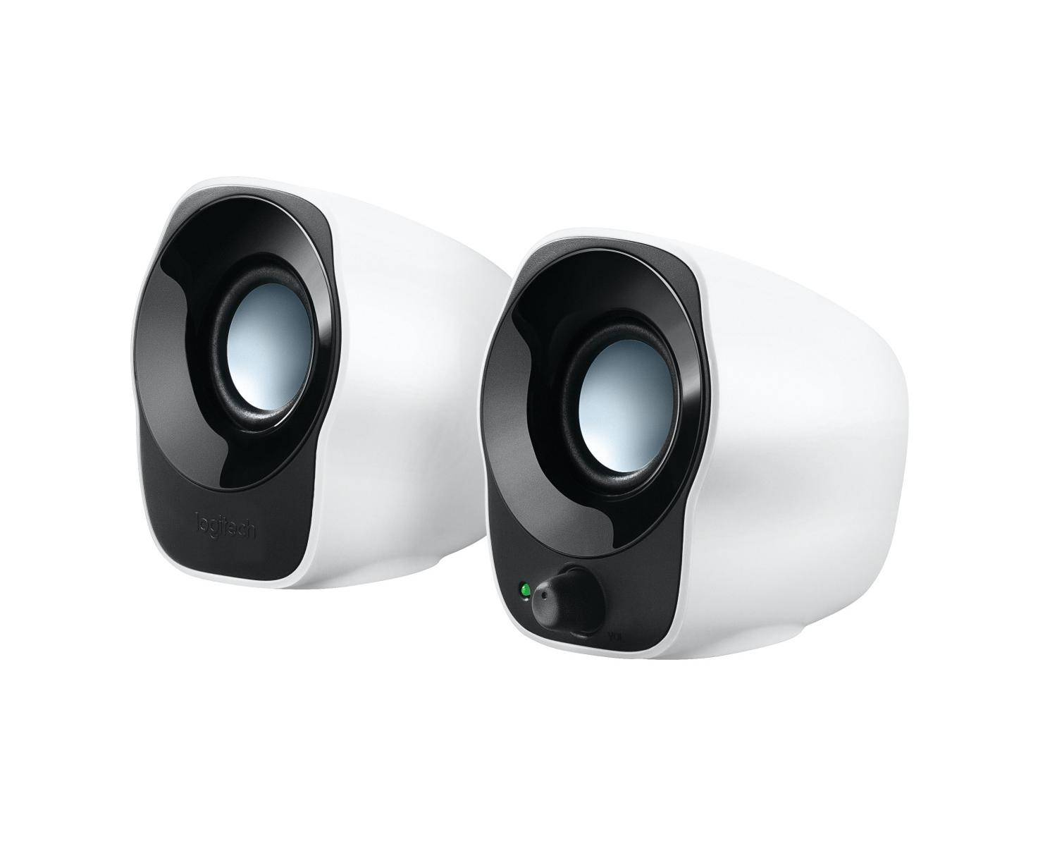 Logitech Z120 2.0 PC-luidsprekers Kabelgebonden 1.2 W Wit, Zwart-3