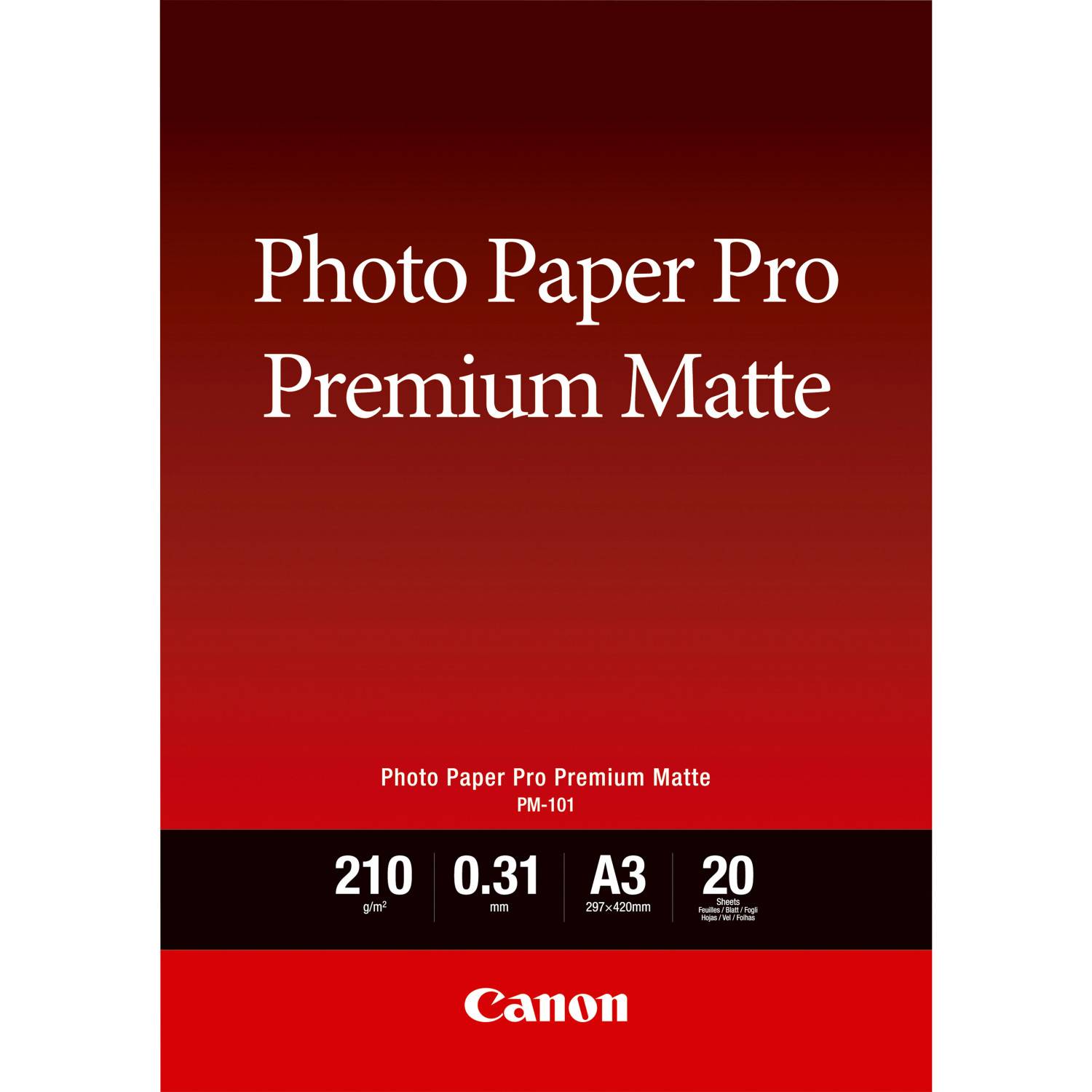 Canon PM-101 Pro Premium mat A 3, 20 Vel, 210 g-3