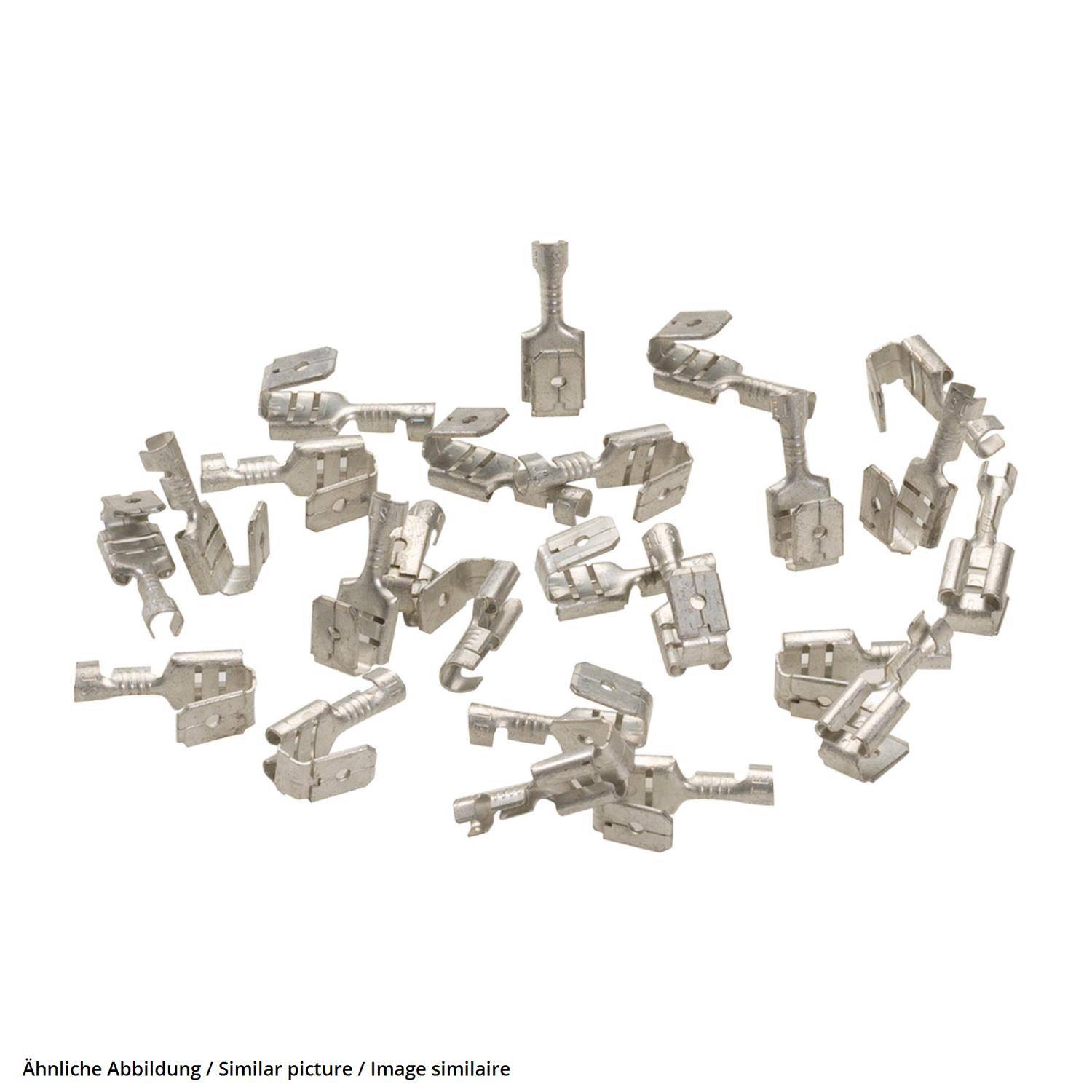 LappKabel Plakconnector met Vertakking, 6,3 mm Breed, 0,8 mm Dikte, Ongeïsoleerd, 100 st. (63501150)-0