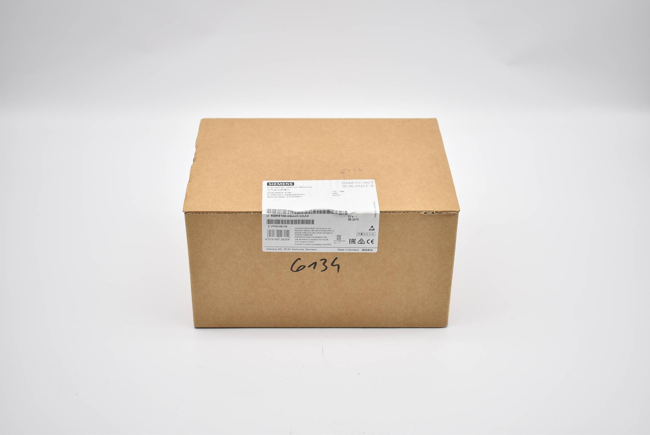 Siemens 6GK51080BA002AA3 SCALANCE X108 Unmanaged IE switch-0