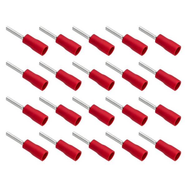 VLTG Geïsoleerde Aderhuls 1.9/22mm Rood - Eindhuls - Kabelschoen - 20 stuks
