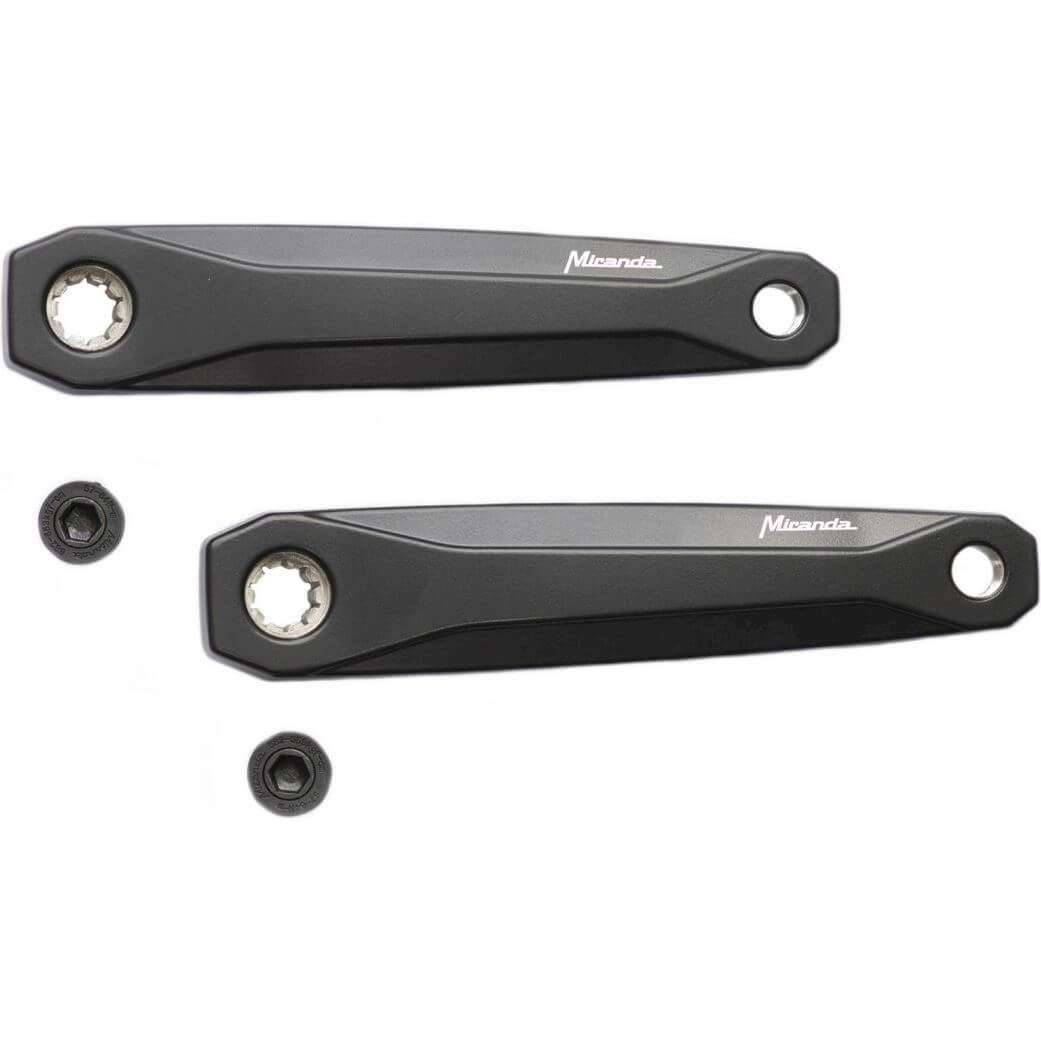 Crankset (links en rechts) Miranda Lambda - met 170mm crankarm - Bosch3 Offset - zwart-0