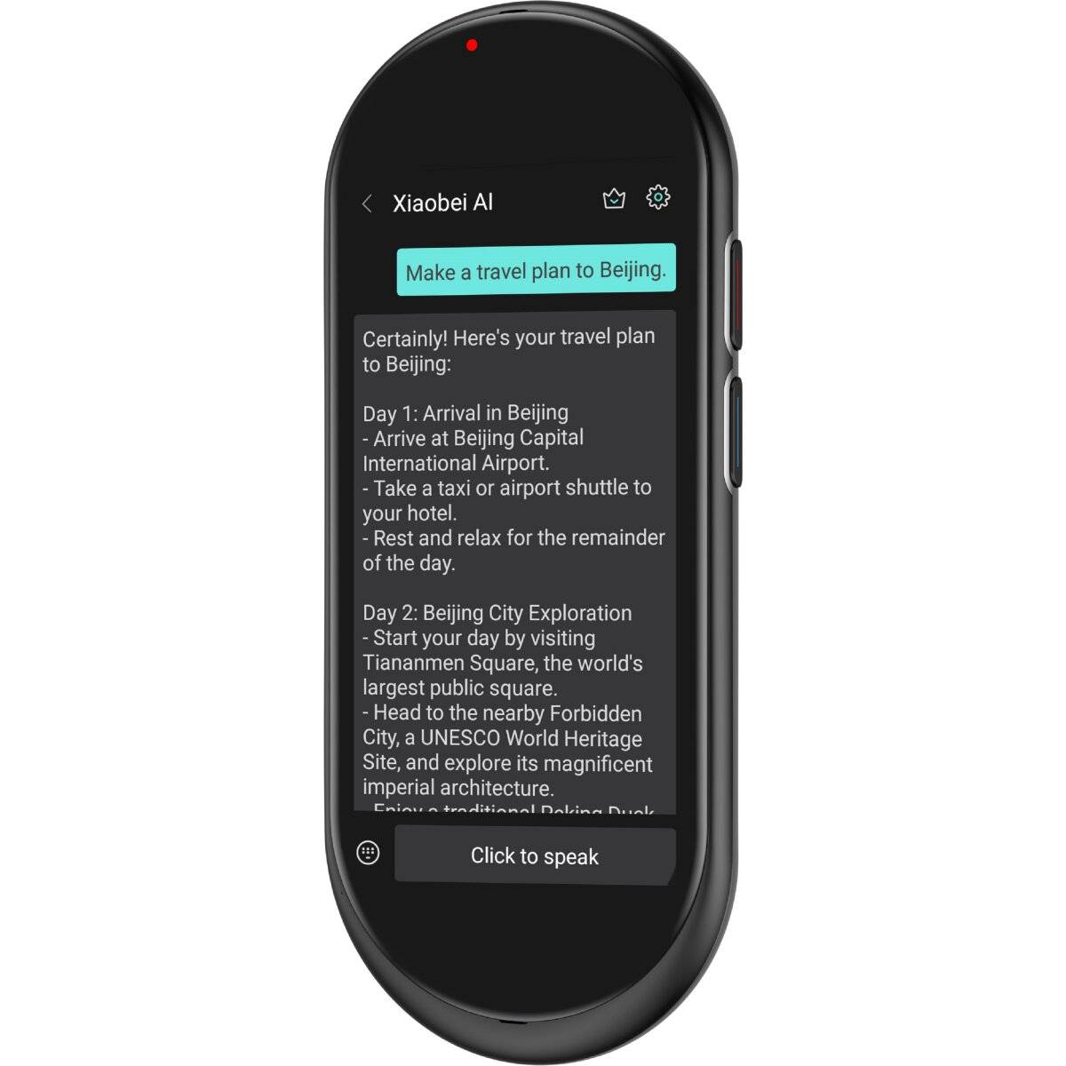 Maxcom MT100 – AI-vertaler met 4,1 inch touchscreen, 139 talen, spraak-, tekst- en beeldvertaling, ChatGPT-functie-1