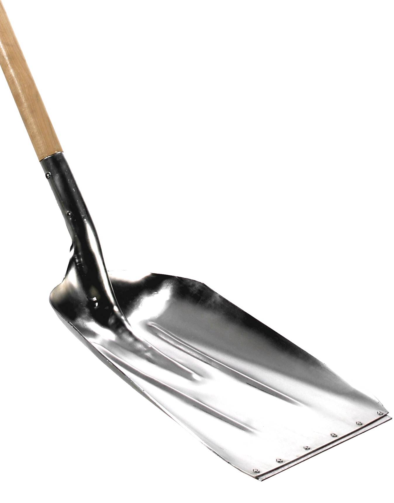 Talen Tools - Ballastschop - Karlstad - Aluminium - Met slijtstrip - Essenhouten steel - 85 cm-0