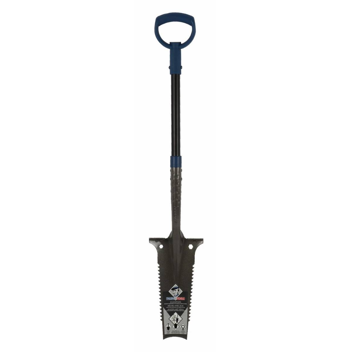 Talen Tools - Zaagspade - Boomwortelspade - Tuinschop - Bats - Schep - Schop - Gehard staal - 115 cm-0