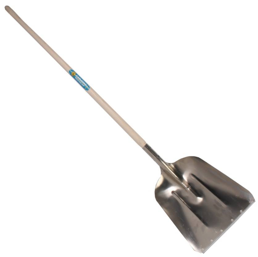 Talen Tools - Schop - Karlstad - Aluminium - Met slijtstrip - Essenhouten steel - 135 cm-1