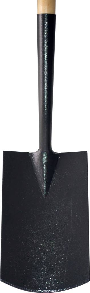 Hendrik Jan - Spade - Lange steelhouder - Steel 75 cm - Essenhout-0