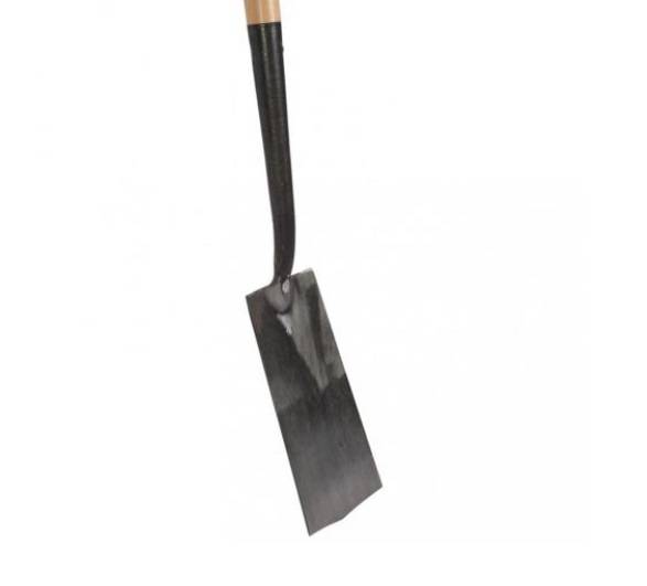 Hendrik Jan - Draineerspade - 320x130 mm - Zwanenhals - Steel 76 cm-0