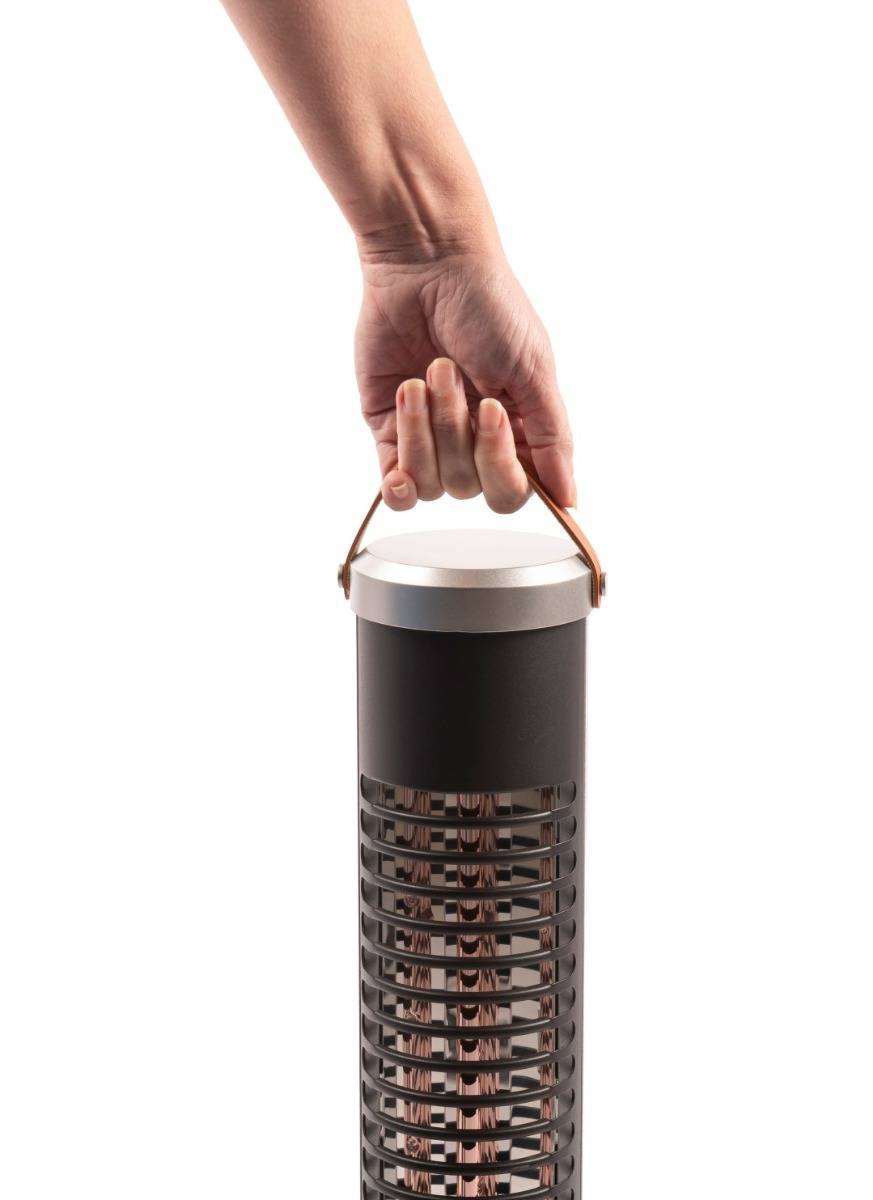 Sunred - Apollo - Terrasverwarmer - SMART - Ultra lijn - Terrasverwarmer - Zwart - 1200 W - ECO - 5-2