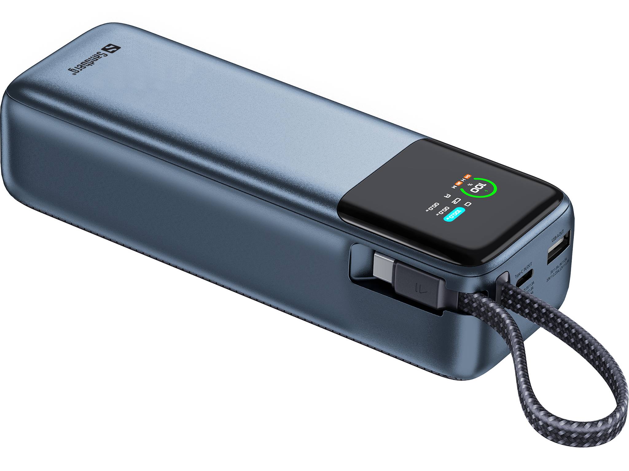 Sandberg All-in1 Powerbank 20000 PD130W levert tot 130W via USB-C-2