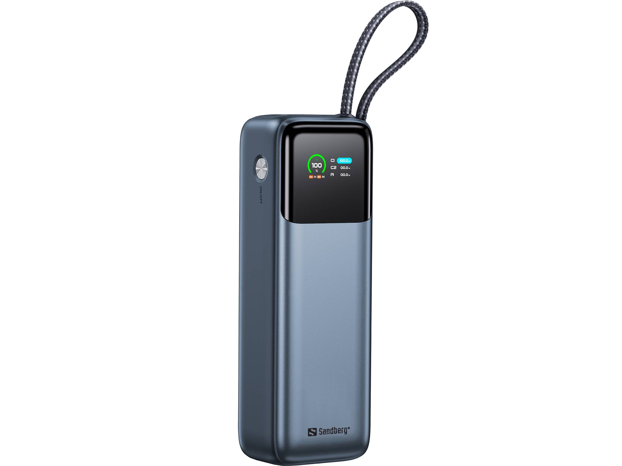 Sandberg All-in1 Powerbank 20000 PD130W levert tot 130W via USB-C-3