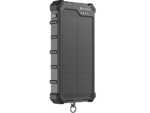 Sandberg Solar Powerbank CampLED 10000mAh is je trouwe metgezel wanneer avontuur roept