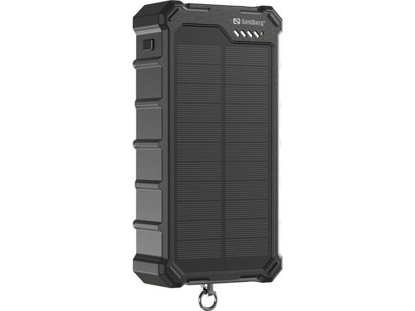Sandberg Solar Powerbank CampLED 20000mAh is gemaakt voor degenen die extra stroom nodig hebben